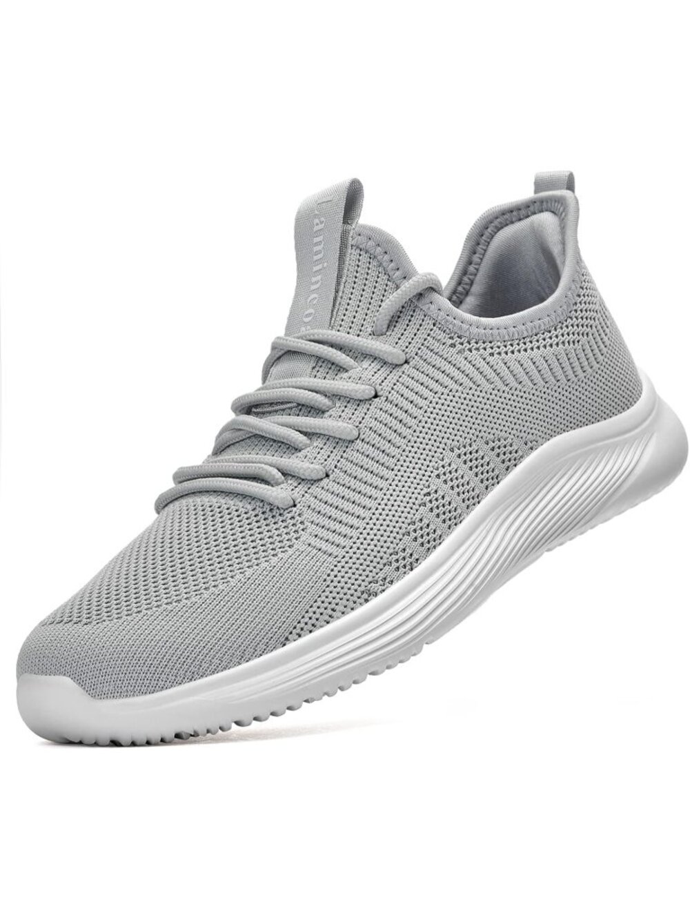 Women's Lightgrey Mesh Walking Non Slip Running Lightweight Fashion Sneaker